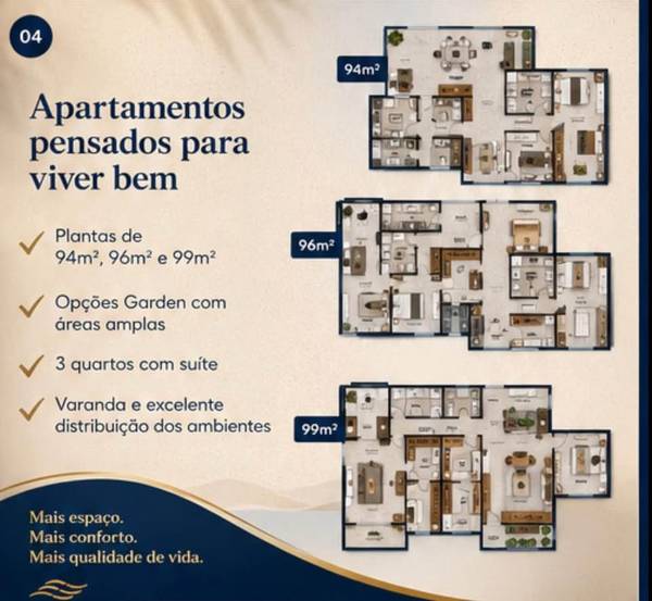 Apartamento de 3 Quartos à Venda no Ilha de San Pietro – Guarapari – ES