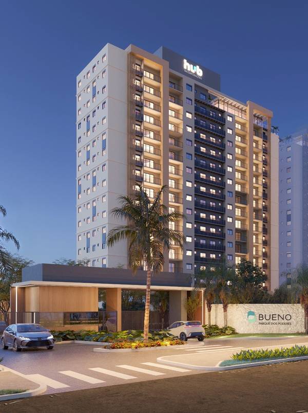 Apartamento na Planta com 2 Quartos e Suíte no Bueno Parque dos Poderes à Venda no Jardim Veraneio - Campo Grande - Mato Grosso do Sul - Brasil