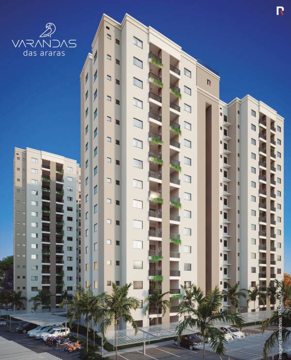 Apartamento na Planta com 2 Quartos e Suíte no Varandas das Araras à Venda no Seminário - Campo Grande - Mato Grosso do Sul - Brasil
