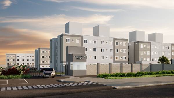 Apartamento na Planta com 2 Quartos no Castelo de Senna à Venda no Pioneiros - Campo Grande - Mato Grosso do Sul - Brasil