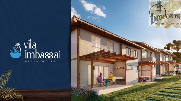 Casa em Condomínio com 2 Suítes à Venda em Imbassaí – Mata de São João – BA