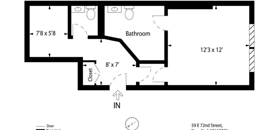 59 East 72nd Street, Unit 1A, Upper East Side, Manhattan