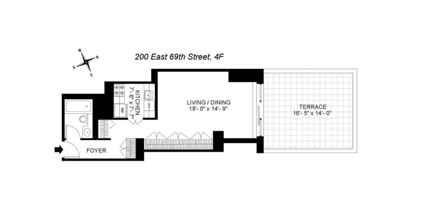 200 East 69th Street, Unit 4F, Upper East Side, Manhattan, NY 10065